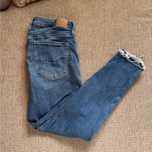 Women’s American Eagle High Rise Crop Jeggings 12r